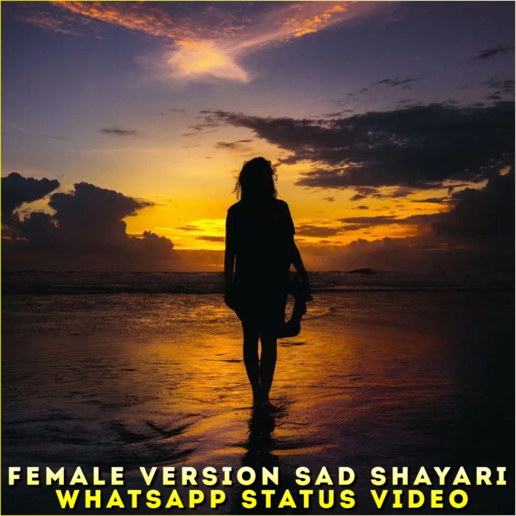 Female Version Sad Shayari Whatsapp Status Video