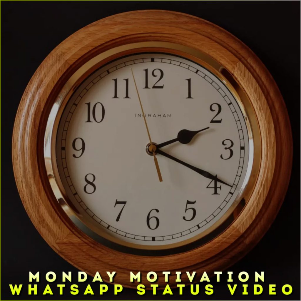 Monday Motivation Whatsapp Status Video