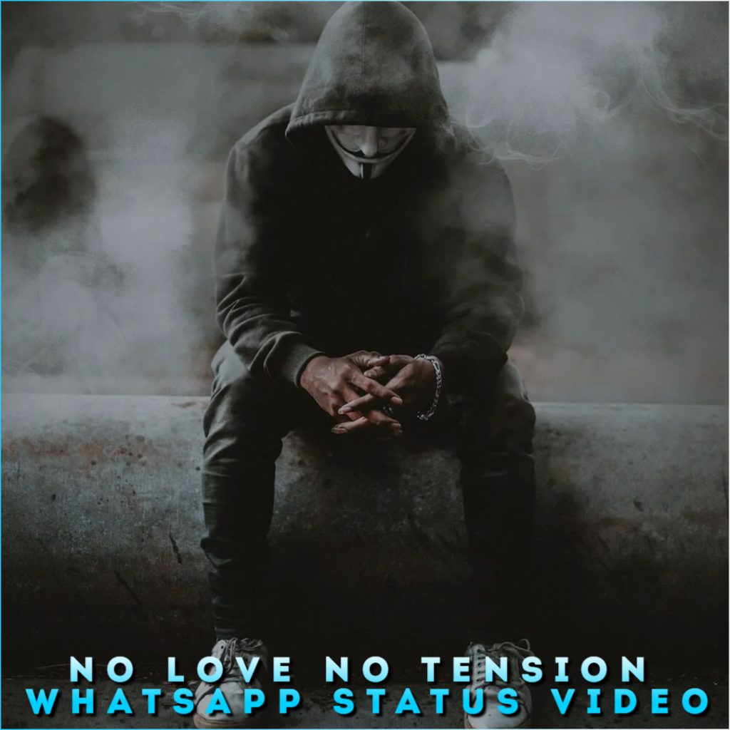 No Love No Tension Whatsapp Status Video