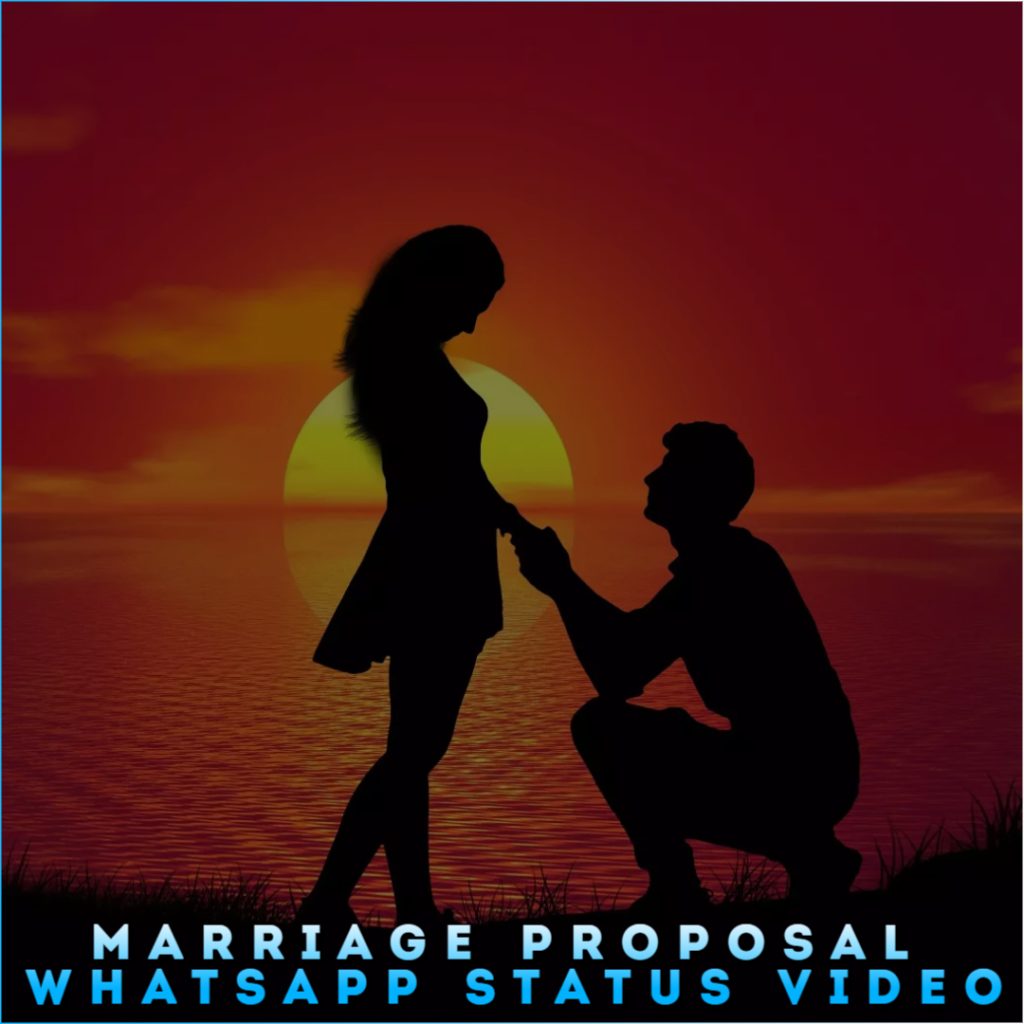 Marriage Proposal Whatsapp Status Video