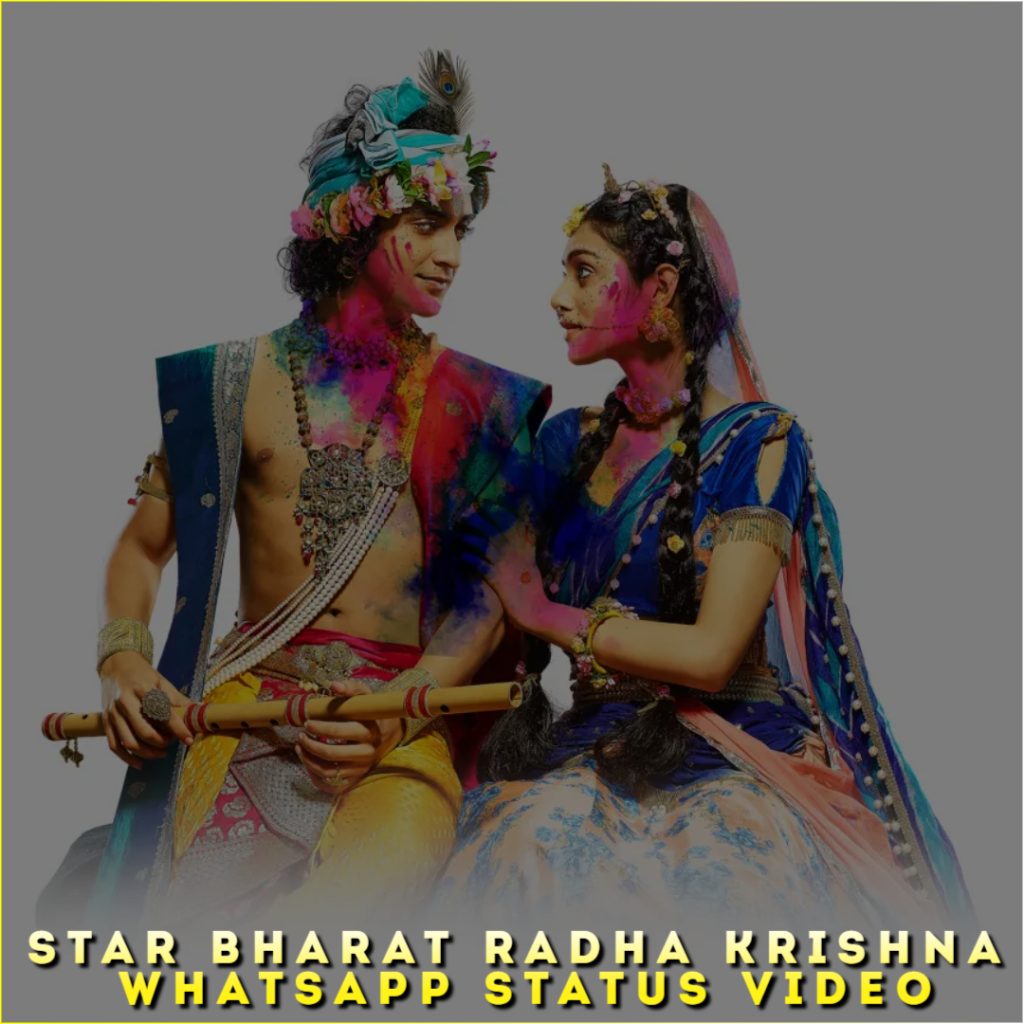 Star Bharat Radha Krishna Whatsapp Status Video