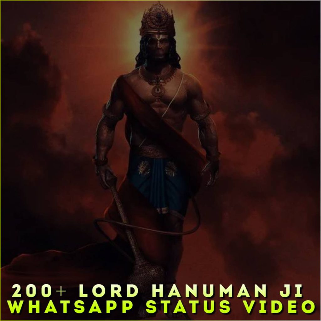 200+ Lord Hanuman Ji Whatsapp Status Video