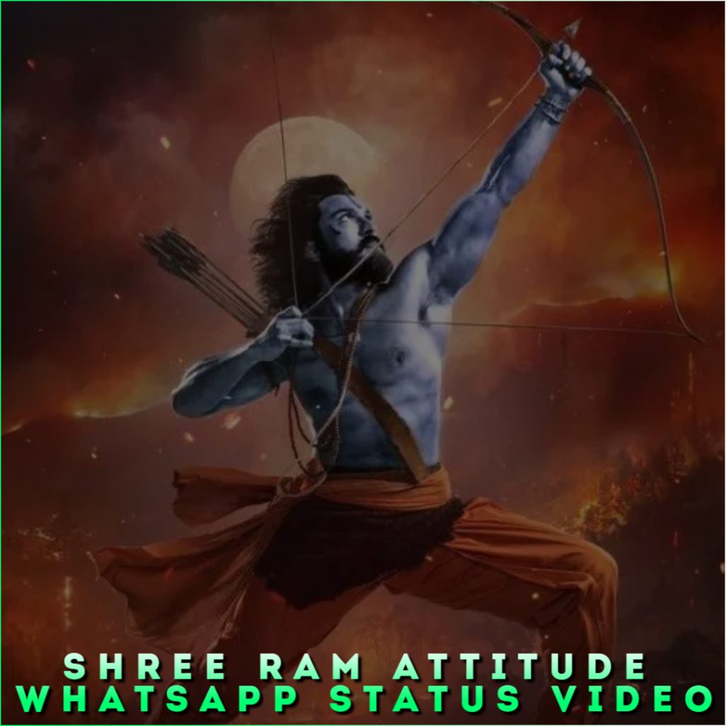 Shree Ram Attitude Whatsapp Status Video
