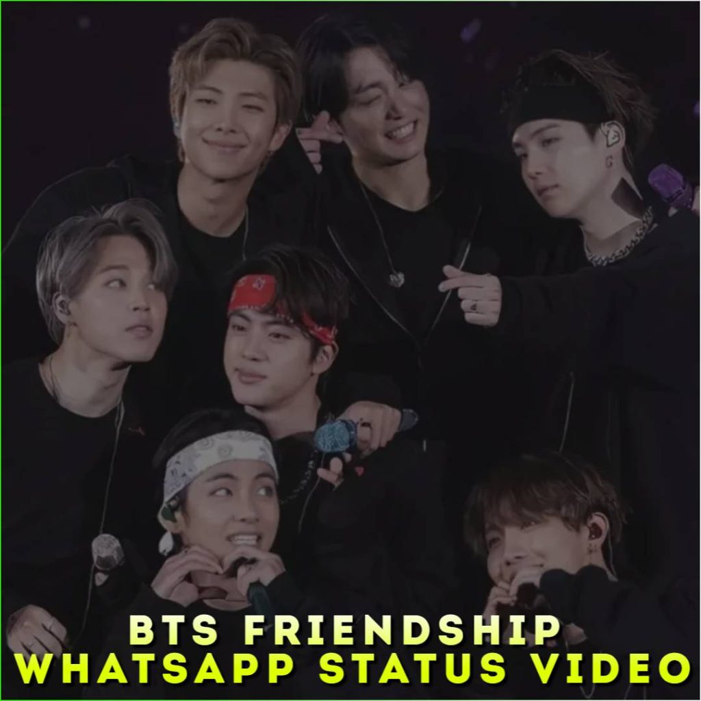 BTS Friendship Whatsapp Status Video