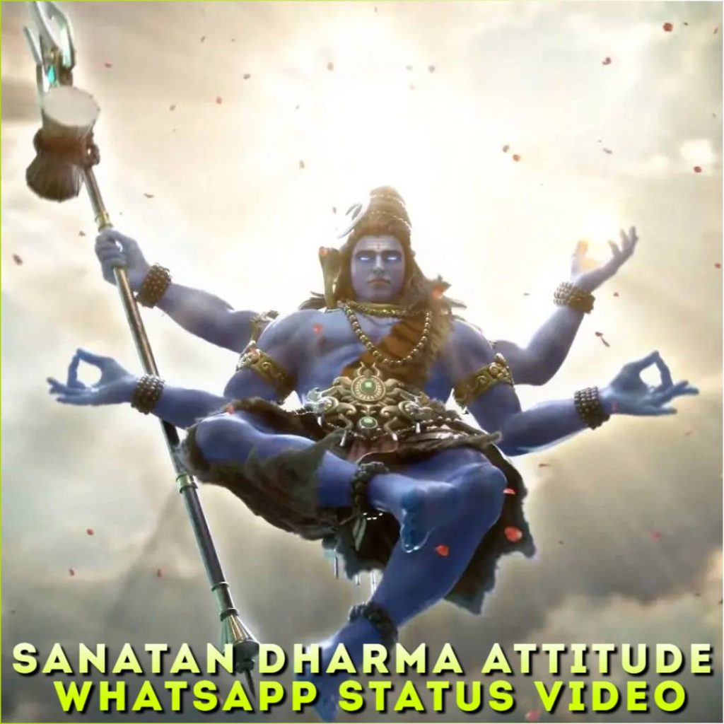Sanatan Dharma Attitude Whatsapp Status Video