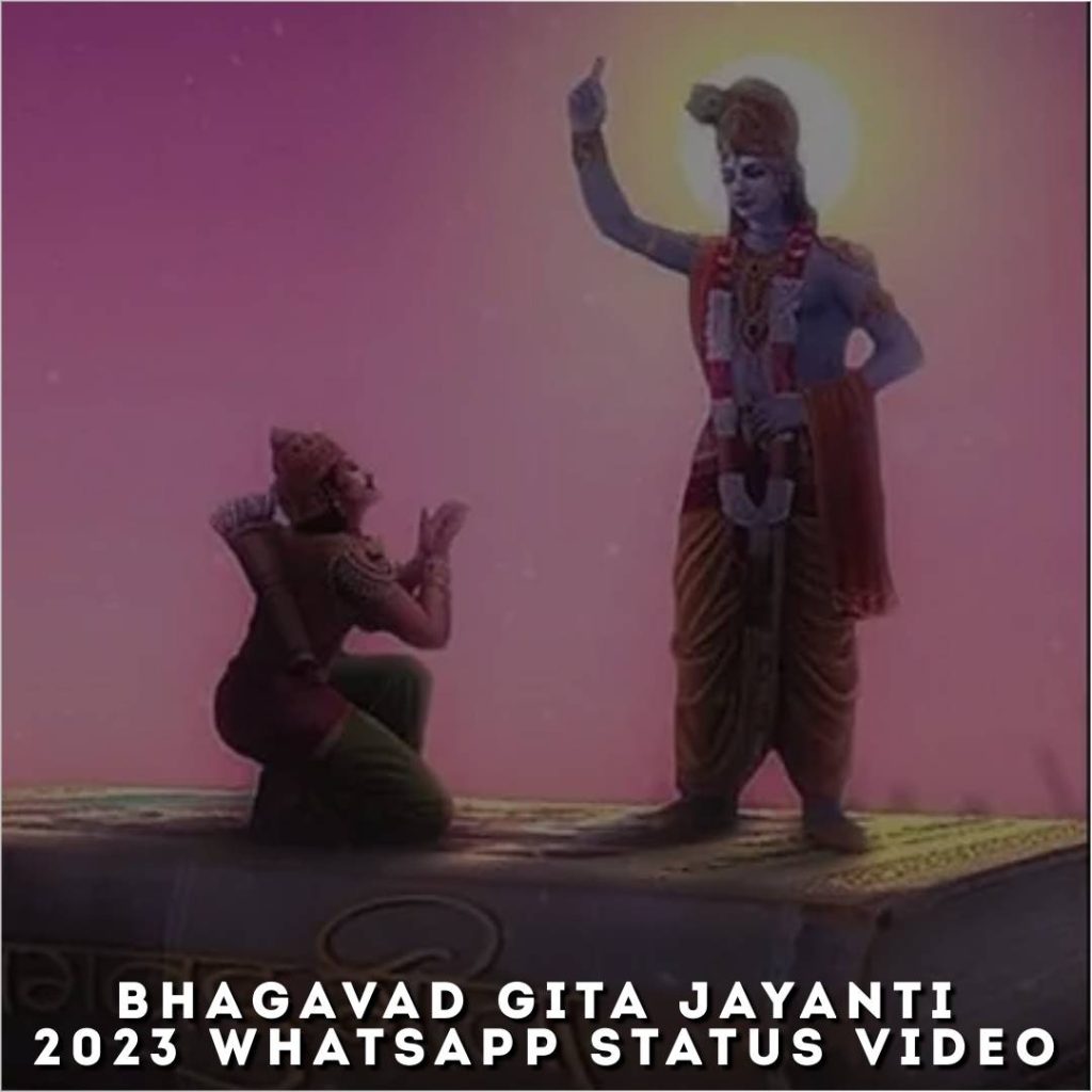 Bhagavad Gita Jayanti 2023 Whatsapp Status Video